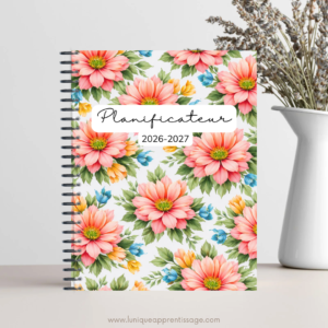 Atelier unique<br>Version imprimée<br>Planificateur 2026-2027